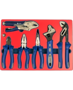 Купить Набор пассатижей, плоскогубцев и бокорезов 6шт МАСТАК 5-3006 в E-mobi