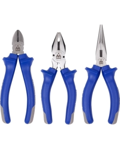 Купить Набор пассатижей, плоскогубцев и бокорезов 3шт МАСТАК 03-3HB в E-mobi