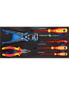 Купить Набор инструментов HOEGERT TECHNIK 6 шт., ложемент EVA HT7G141 в E-mobi