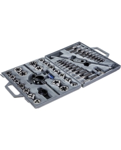 Купить Набор плашек и метчиков из 45 предметов (М6-М24, пластиковый кейс) Техносталь t207145 в E-mobi