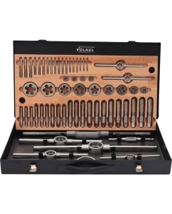 Купить Набор метчиков и плашек VOELKEL M3-M24 HSS-G 61 предметов V48006  в E-mobi