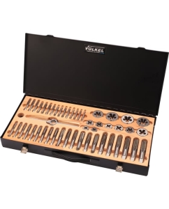 Купить Набор метчиков и плашек VOELKEL M5-M20 HSS-G 55пр V48005  в E-mobi