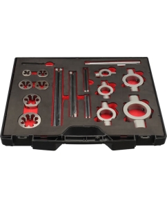 Купить Набор метчиков и плашек H-Tools G(BSP) 1/8 -1,0 HSS-G 27пр 245074HT  в E-mobi