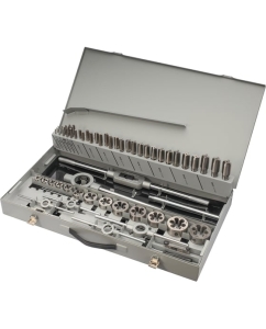 Купить Набор метчиков и плашек H-Tools M3-M24 HSS-G 64пр 08331050 в E-mobi