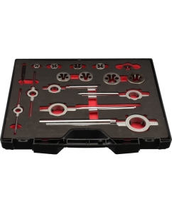 Купить Набор метчиков и плашек H-Tools UNF 1/4 -1,0 HSS-G 37пр 245073HT  в E-mobi