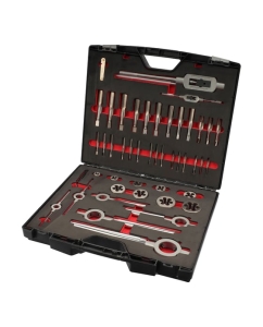 Купить Набор метчиков и плашек H-Tools UNC 1/4 - 1,0 HSS-G 46пр 245072HT в E-mobi