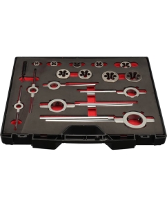 Купить Набор метчиков и плашек H-Tools UNC 1/4 - 1,0 HSS-G 46пр 245072HT  в E-mobi