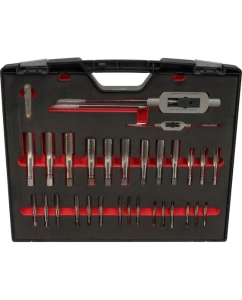 Купить Набор метчиков и плашек H-Tools UNC 1/4 - 1,0 HSS-G 46пр 245072HT  в E-mobi