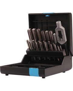 Купить Набор метчиков комплектных VOLKEL M3-M12 HSS-G DIN352 (+ вороток) 22пр V47001 в E-mobi