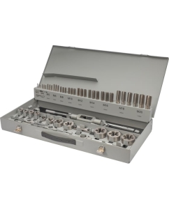 Купить Набор метчиков и плашек H-Tools M3-M20 HSS-G 56пр 08331040 в E-mobi