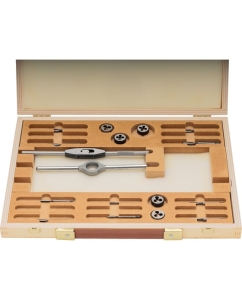 Купить Набор метчиков и плашек Bucovice Tools UNF №5-№12 115CrV3 17пр 316000  в E-mobi