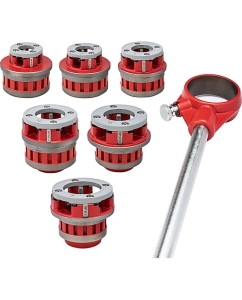 Купить Резьбонарезной набор Rotorica twistor 12r, с головками от 1/2 до 2 дюймов, со стальным кейсом RT.131012R  в E-mobi