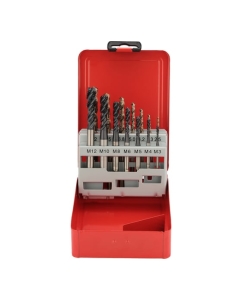 Купить Набор спиральных машинных метчиков H-Tools M3-M12 HSSE-TiALN DIN371/376 + сверла 14пр 245052FHT  в E-mobi
