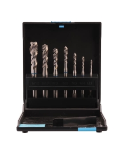 Купить Набор спиральных машинных метчиков VOLKEL M3-M12 HSSE DIN371/376 (C/2,5P, R39) 7пр V47864  в E-mobi