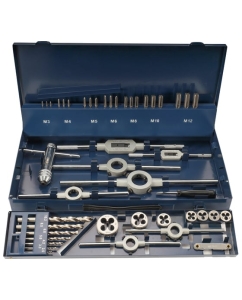 Купить Набор метчиков и плашек H-Tools M3-M12 HSS-G 43пр 245030HT  в E-mobi