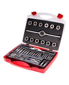 Купить Набор метчиков и плашек Bucovice Tools M1-QS MF8-MF12 115CrV3, 46 предметов 310121 в E-mobi