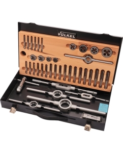 Купить Набор метчиков и плашек VOLKEL M5-M12 HSS-G 40пр V48004 в E-mobi