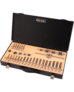 Купить Набор метчиков и плашек VOLKEL M5-M12 HSS-G 40пр V48004  в E-mobi