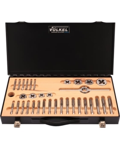 Купить Набор метчиков и плашек VOLKEL M5-M12 HSS-G 40пр V48004  в E-mobi