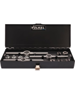 Купить Набор плашек VOLKEL М3-М12 DINEN22568 HSS-G 19 предметов V49599  в E-mobi