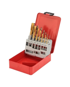 Купить Набор машинных метчиков H-Tools M3-M12 HSSE-TiN DIN371/376 + сверла 14пр 245051THT в E-mobi
