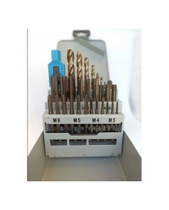 Купить Набор ручных метчиков GSR DIN 352 M3-M12 HSSE-VAP + сверла 29 предметов B08508010  в E-mobi