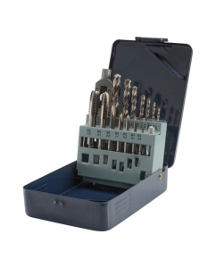 Купить Набор метчиков однопроходных H-Tools M3-M12 HSS-G DIN352 (+ вороток, сверла) 15пр 245004HT в E-mobi