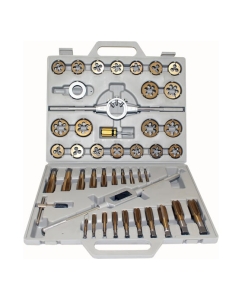 Купить Вороток, плашкодержатель и по 20 метчиков и плашек м6-м24 CNIC в пласт. кейсе 45 позиций 01145 66032 в E-mobi