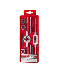 Купить Набор с металлорежущим инструментом 12 предметов (М6-М12) Зубр 28121-H12  в E-mobi