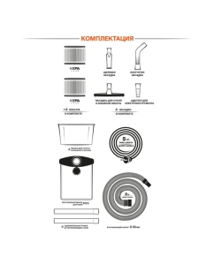 Купить Промышленный пылесос с системой самоочистки DAEWOO DAVC 4000SD  в E-mobi