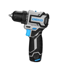 Купить Аккумуляторная бесщеточная компактная дрель-шуруповерт DEKO Loner 12V PRO в кейсе, 12В, 2x3.0Ач 085-1011  в E-mobi