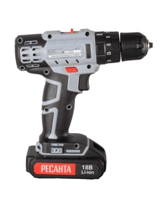 Купить Аккумуляторная дрель-шуруповерт Ресанта ДА-18-2ЛК-У 75/14/6  в E-mobi