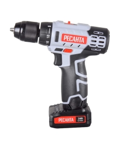 Купить Аккумуляторная дрель-шуруповерт Ресанта ДА-24-2ЛК 75/14/7  в E-mobi