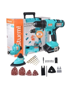 Купить Аккумуляторный шуруповерт-мультитул 4в1 Sturm 1BatterySystem CMT1801 в E-mobi