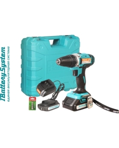 Купить Аккумуляторная дрель Sturm 20 В, 1BatterySystem, 2 акк., 2,0 Ач, кейс CD3620 в E-mobi