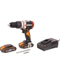 Купить Аккумуляторная бесщеточная ударная дрель-шуруповерт WORX WX354  в E-mobi