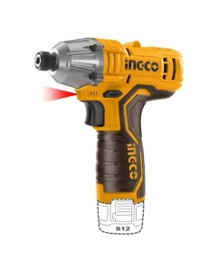 Купить Аккумуляторный импульсный шуруповерт INGCO 12 В, 100 Нм, USB type-C CIRLI12015 в E-mobi