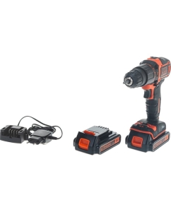 Купить Аккумуляторная ударная дрель-шуруповерт Black&Decker BDCHD18KB-QW в E-mobi