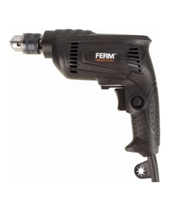 Купить Дрель FERM IND 450W, 0-3300 об/мин, сталь/дерево-10/25 мм 5010000012 PDM1048P в E-mobi