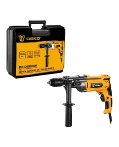 Купить Ударная сетевая дрель DEKO DKID1500W 3638 063-4322 в E-mobi