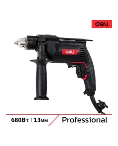Купить Профессиональная ударная дрель DELI DE-CZ13-1E 142606 в E-mobi