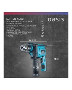 Купить Электрическая ударная дрель OASIS DU-71 4640039480266  в E-mobi
