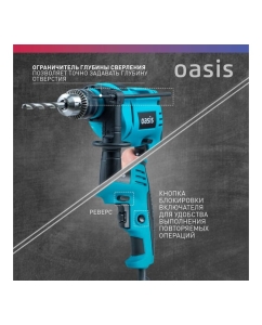 Купить Электрическая ударная дрель OASIS DU-71 4640039480266  в E-mobi