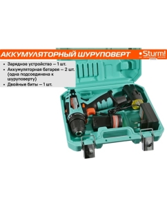 Купить Аккумуляторный шуруповерт Sturm CD3512SC  в E-mobi