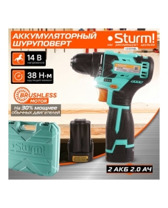 Купить Аккумуляторный шуруповерт Sturm CD3514BL  в E-mobi