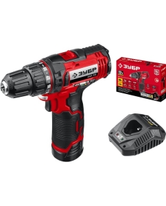 Купить Дрель-шуруповерт ЗУБР 12В, 1 АКБ 2Ач, в коробке ДШЛ-125-21 в E-mobi