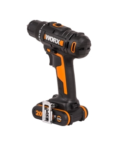 Купить Дрель-шуруповерт аккумуляторная WORX 20В, 2Ач х2, ЗУ 0,4А, сумка WX100.2  в E-mobi