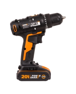Купить Дрель-шуруповерт аккумуляторная WORX 20В, 2Ач х2, ЗУ 0,4А, сумка WX100.2  в E-mobi