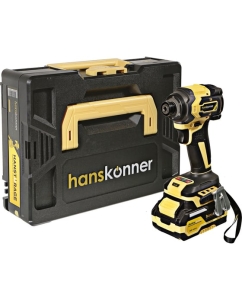 Купить Аккумуляторный ударный винтоверт Hanskonner 1BatterySystem HCD20280BLC в E-mobi
