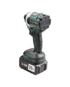 Купить Винтоверт аккумуляторный ударный бесщеточный Zitrek DKIS20 PRO в кейсе, 20В, 200 Нм, 2x4.0Ач 085-1018  в E-mobi